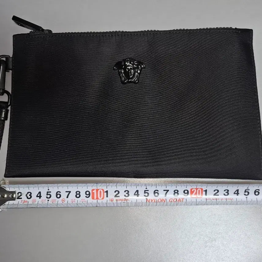 [BUNJANG] Versace Medusa Logo Black Clutch Bag / 베르사체 블랙 클러치 백