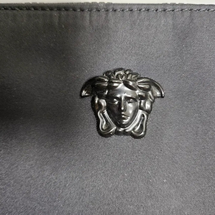 [BUNJANG] Versace Medusa Logo Black Clutch Bag / 베르사체 블랙 클러치 백