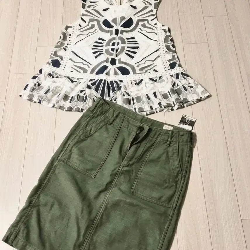 [BUNJANG] Ethnic Embroidered Punching Blouse - Resort Look / Daily Point / 에스닉 자수 펀칭 블라우스 - 휴양룩/데일리 포인트