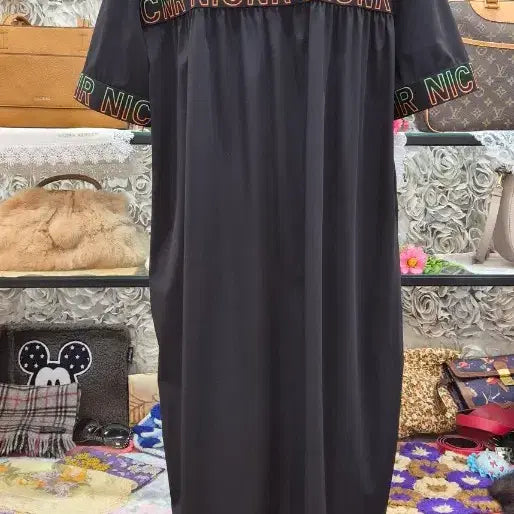[BUNJANG] Crinkled Long Dress / 바스락 롱원피스 (55 66 77)
