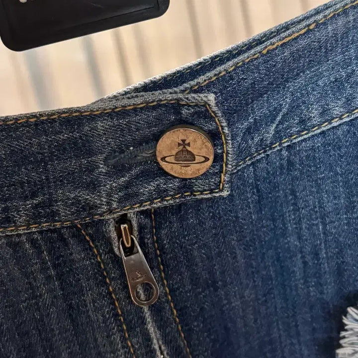 [BUNJANG] Vivienne Westwood Blue Denim Skirt / 비비안웨스트우드 청치마