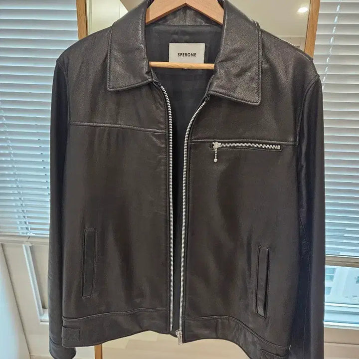 [BUNJANG] Sperone Lambskin Jacket XL / 스페로네 양가죽자켓 XL