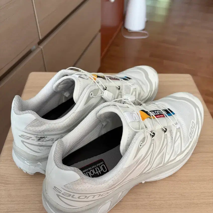 [BUNJANG] Salomon XL-6 White Trail Running Shoes 280 / 살로몬 XL-6 화이트 트레일 운동화 280