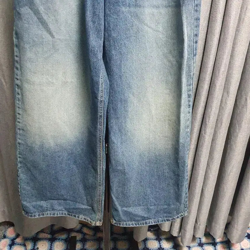 [BUNJANG] S.O.O.T.J. Wide Washing Denim Jeans / S OOTJ와이드 워싱 데님