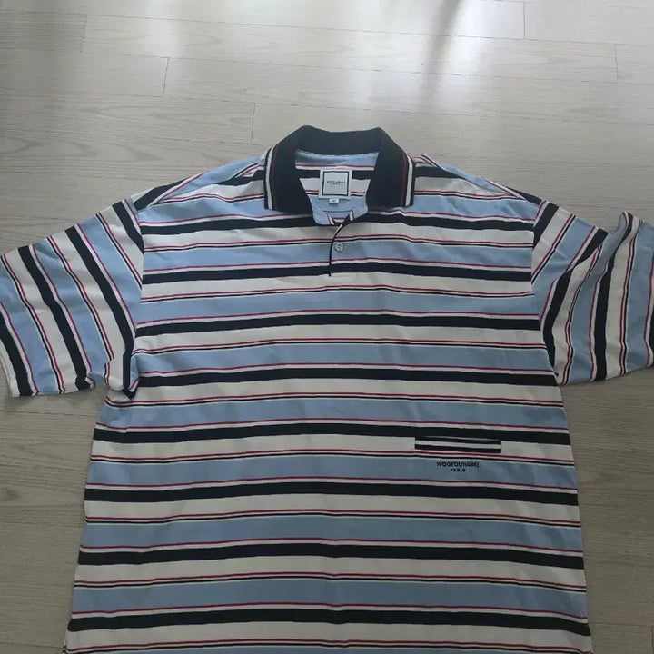 [BUNJANG] WooYoungMi 25SS Stripe Polo Shirt / 우영미 25SS 스트라이프 카라티