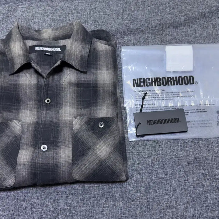 [SOLD OUT] Neighborhood 네이버후드 옴브레 체크 긴팔 셔츠 판매합니다.