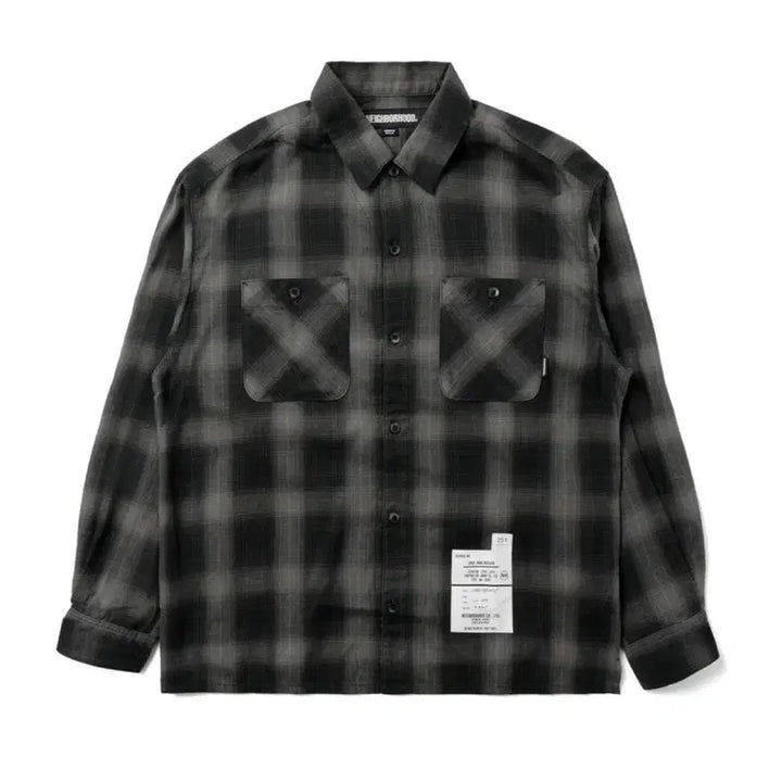 [SOLD OUT] Neighborhood 네이버후드 옴브레 체크 긴팔 셔츠 판매합니다.