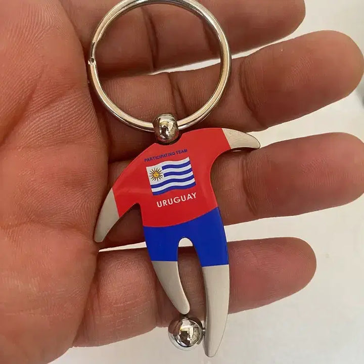 [BUNJANG] Uruguay 2002 World Cup Metal Keychain / 우르과이 2002년 월드컵 메탈 열쇠고리/ 요316