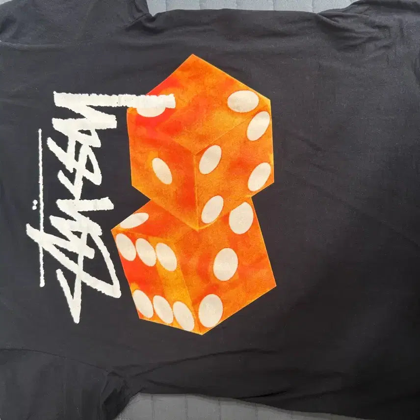 [BUNJANG] Stussy Dice Out T-Shirt Black M / 스투시 다이스아웃 반팔 블랙 M