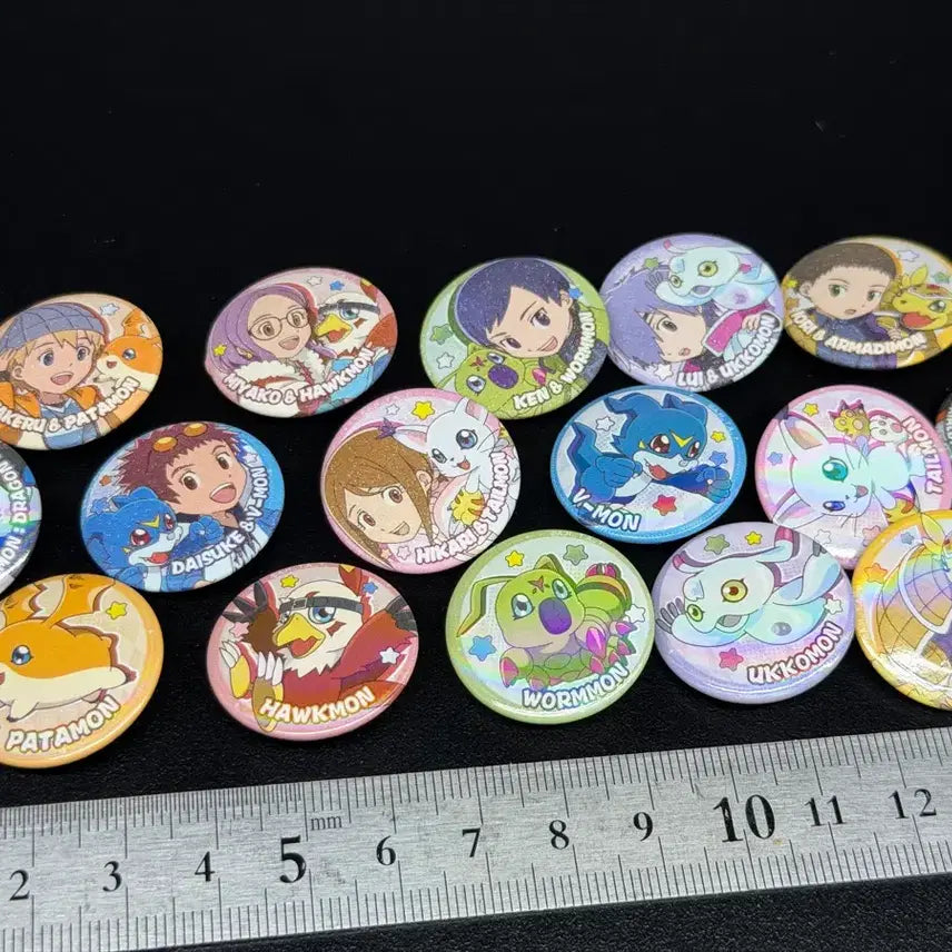 [BUNJANG] Digimon Complete Set Can Badges / [디지몬] 캔뱃지 일괄 정리 (전종)