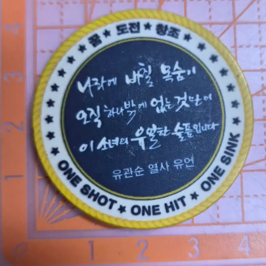 [BUNJANG] Republic of Korea Navy Ship Yu Gwan Sun Commemorative Chip / 해군 유관순함기념칩(부대 군대)