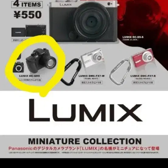 [BUNJANG] Panasonic Lumix DC-GH5 Miniature Gacha / 파나소닉 루믹스 DC-GH5 가챠