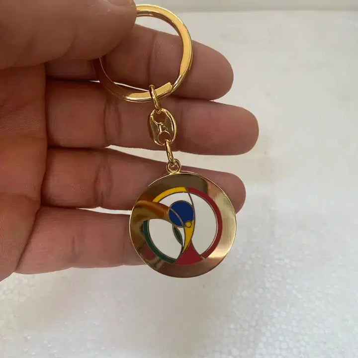 [BUNJANG] 2002 World Cup Metal Keychain / 월드컵마크 2002년 월드컵열쇠고리 /  요316