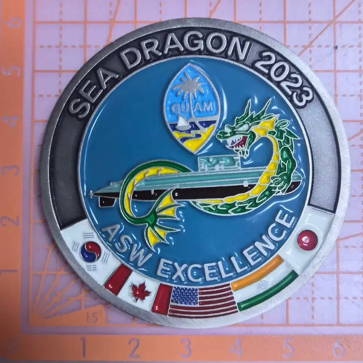 [BUNJANG] Republic of Korea Navy P-3 Detachment Commemorative Coin / 대한민국 해군 P-3 파견대 기념 코인(부대 군대)