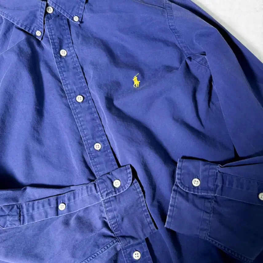 [BUNJANG] Vintage Polo Blue Shirt / 빈티지 폴로 블루 셔츠 판매