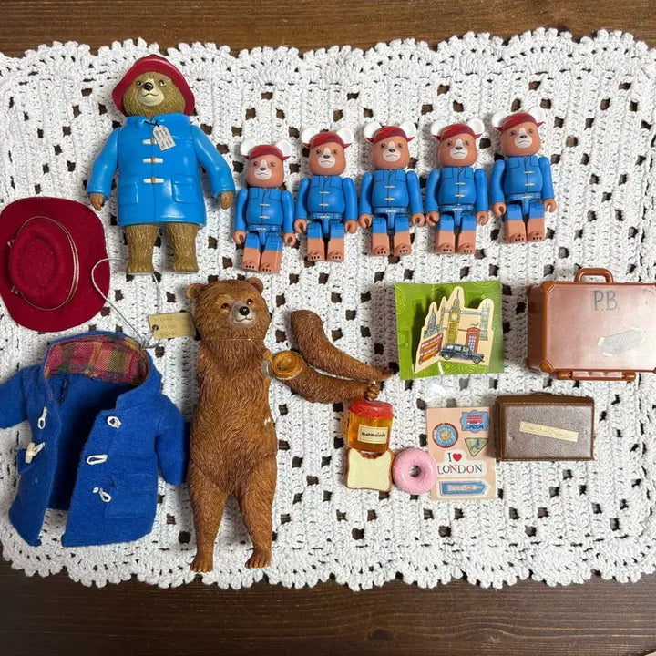 [BUNJANG] Paddington Bearbrick Set / 패딩턴 피규어, 베어브릭 세트