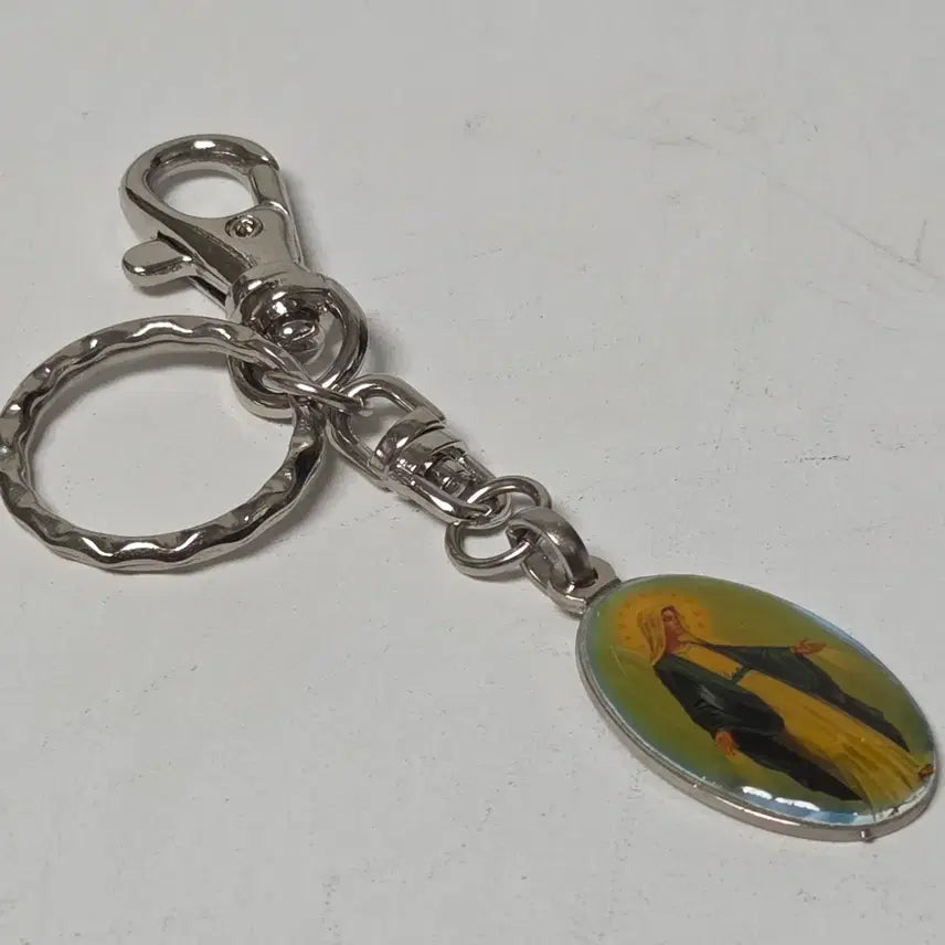 [BUNJANG] Italian Virgin Mary Keychain - Catholic / 이탈리아 성모마리아 열쇠고리 이탈리아 가톨릭 천주교