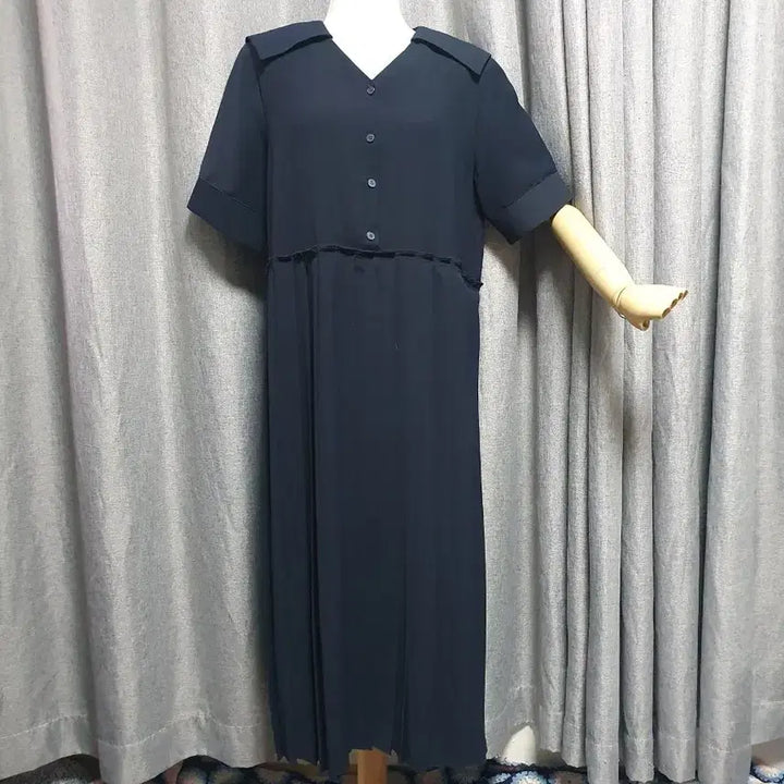 [BUNJANG] Seracala Pleated Maxi Dress / 세라카라 플리츠 맥시원피스
