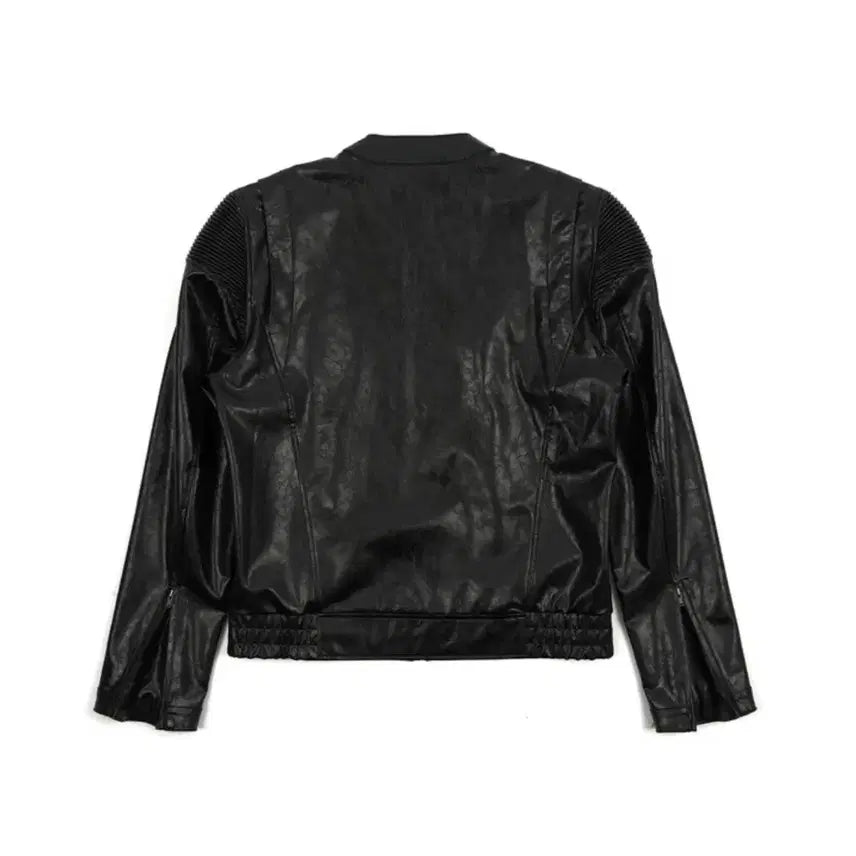 [BUNJANG] PARFROMWHAT Faux Cracked Texture Leather Jacket / 파프롬왓 레더자켓 새상품