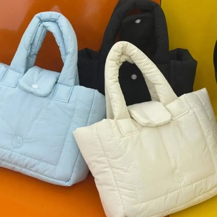 [BUNJANG] Anoetic Cream Tote Bag / 아노에틱 크림 토트백