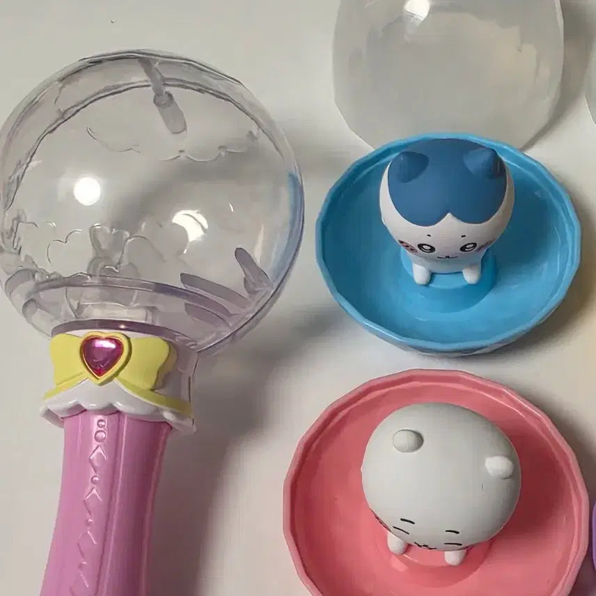 [BUNJANG] Cheekawaii Gemless Gacha &amp; Magic Wand Figure Set / 치이카와 젬리스가챠+마법봉