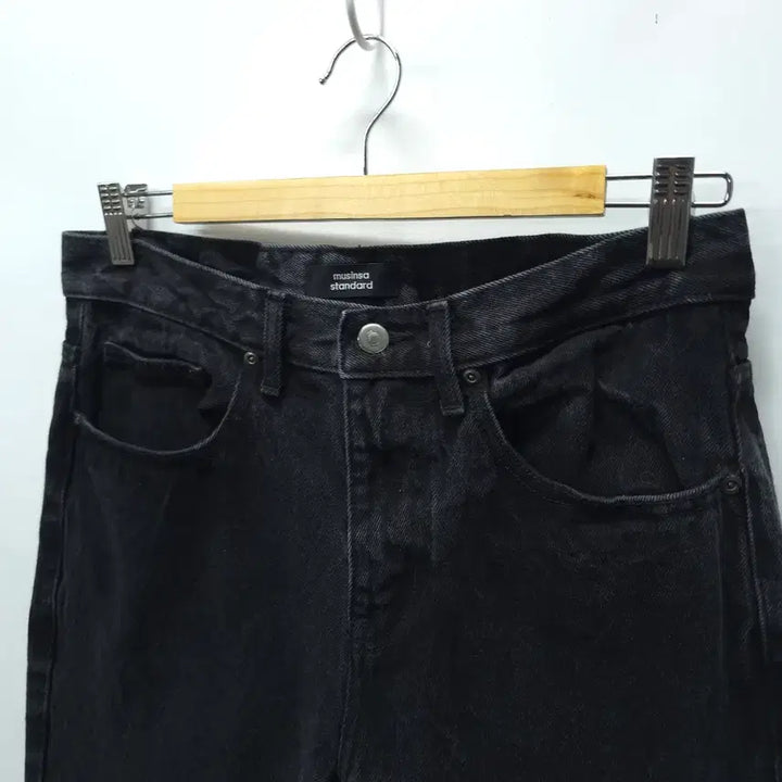 [BUNJANG] Musinsa Standard Semi Wide Black Jeans / 무신사 스탠다드 세미와이드 블랙진 (30~31)