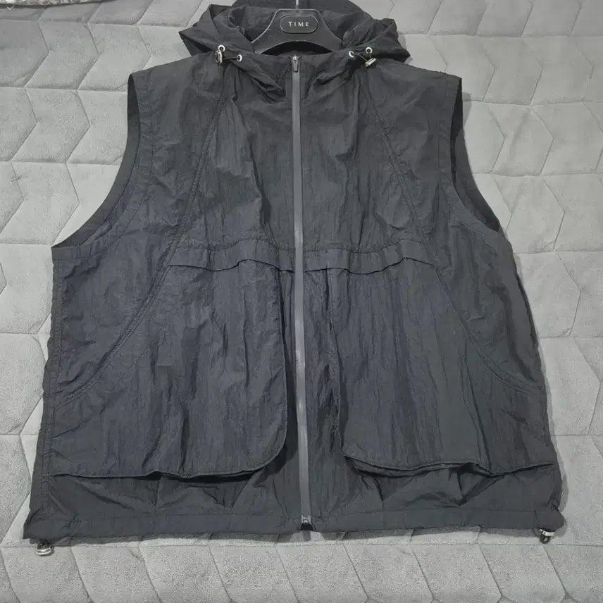 [BUNJANG] Time Homme 24SS Hooded Vest Black / 타임옴므 24ss 후드베스트