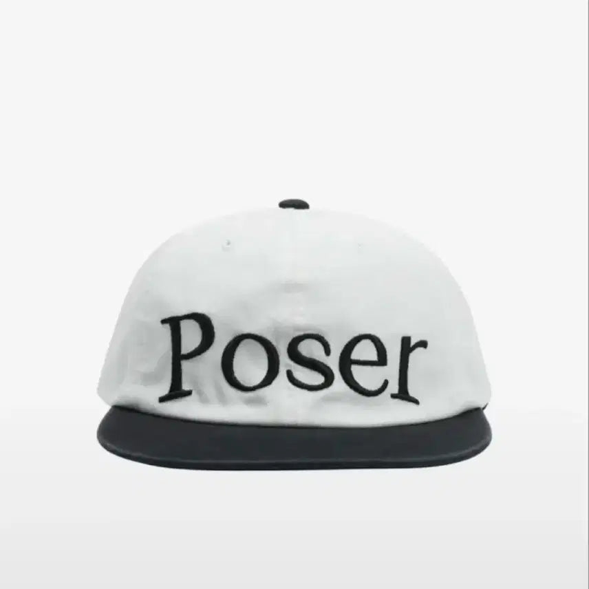 [BUNJANG] Gubo Poser Color Block Ball Cap White/Black / 구보 Poser 포저 볼캡 / 화이트 블랙 배색