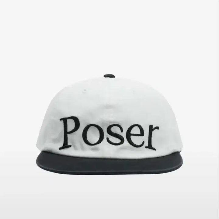 [BUNJANG] Gubo Poser Color Block Ball Cap White/Black / 구보 Poser 포저 볼캡 / 화이트 블랙 배색