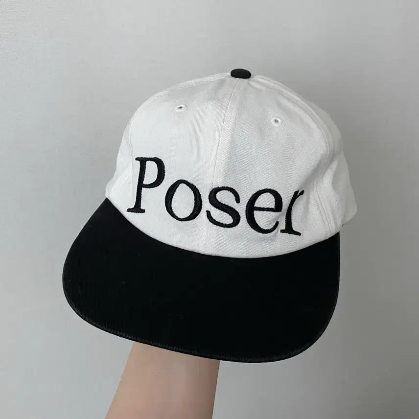 [SOLD OUT] 구보 Poser 포저 볼캡 / 화이트 블랙 배색