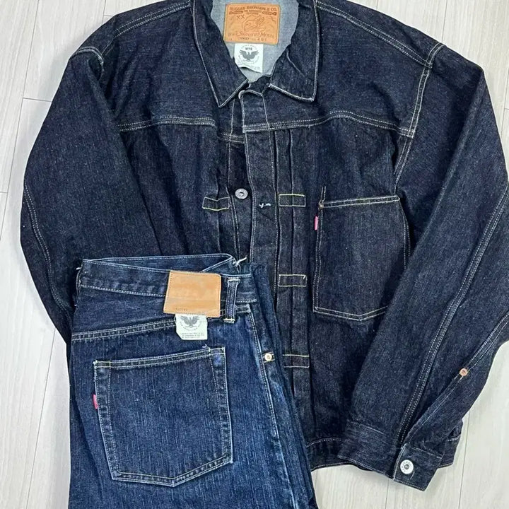 [BUNJANG] Bronson 1943 Korean War Edition S801xx Denim Pants &amp; S806xx Denim Jacket Set / 브론슨 1943 대전판 셋업