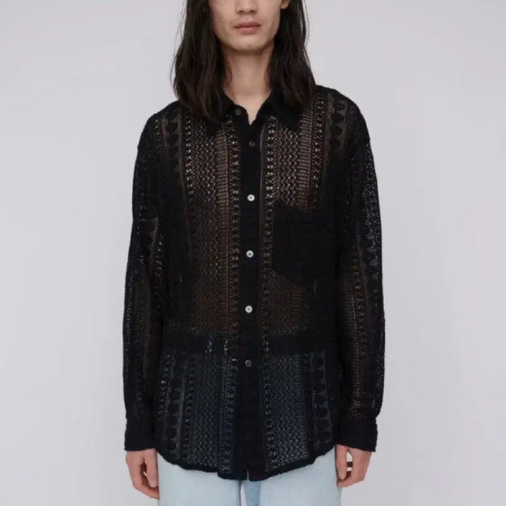 [BUNJANG] Our Legacy Coco Crochet Shirt / 아워레가시 코코 크로쉐 셔츠