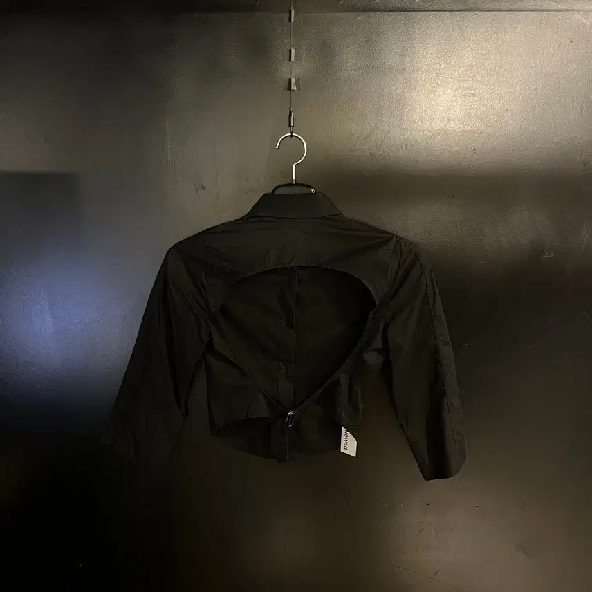 [BUNJANG] Hussein Chalayan Backless Cotton Blouse / 후세인 샬라얀 백리스 코튼 블라우스