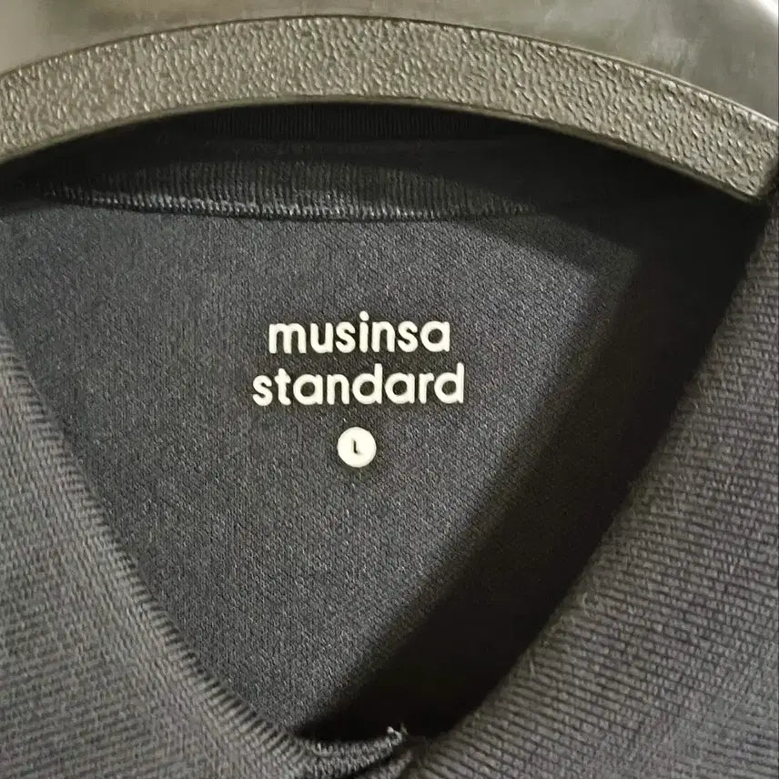 [BUNJANG] Musinsa Standard Oversized Cropped Pique Polo Shirt Navy / L 무신사 스탠다드 오버사이즈 크롭 피케 폴로 셔츠 네이비