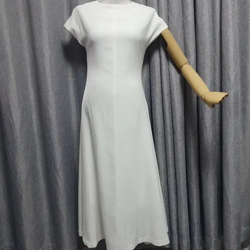 [BUNJANG] S-White Luxury Maxi Dress / S화이트 고급 맥시원피스