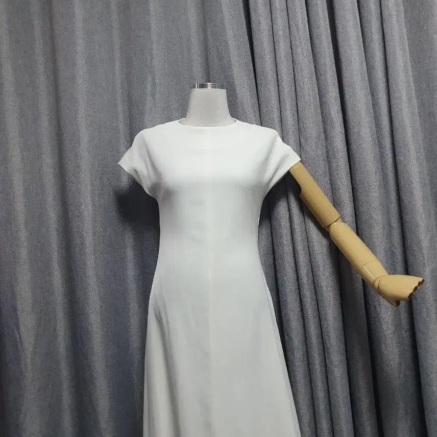 [BUNJANG] S-White Luxury Maxi Dress / S화이트 고급 맥시원피스
