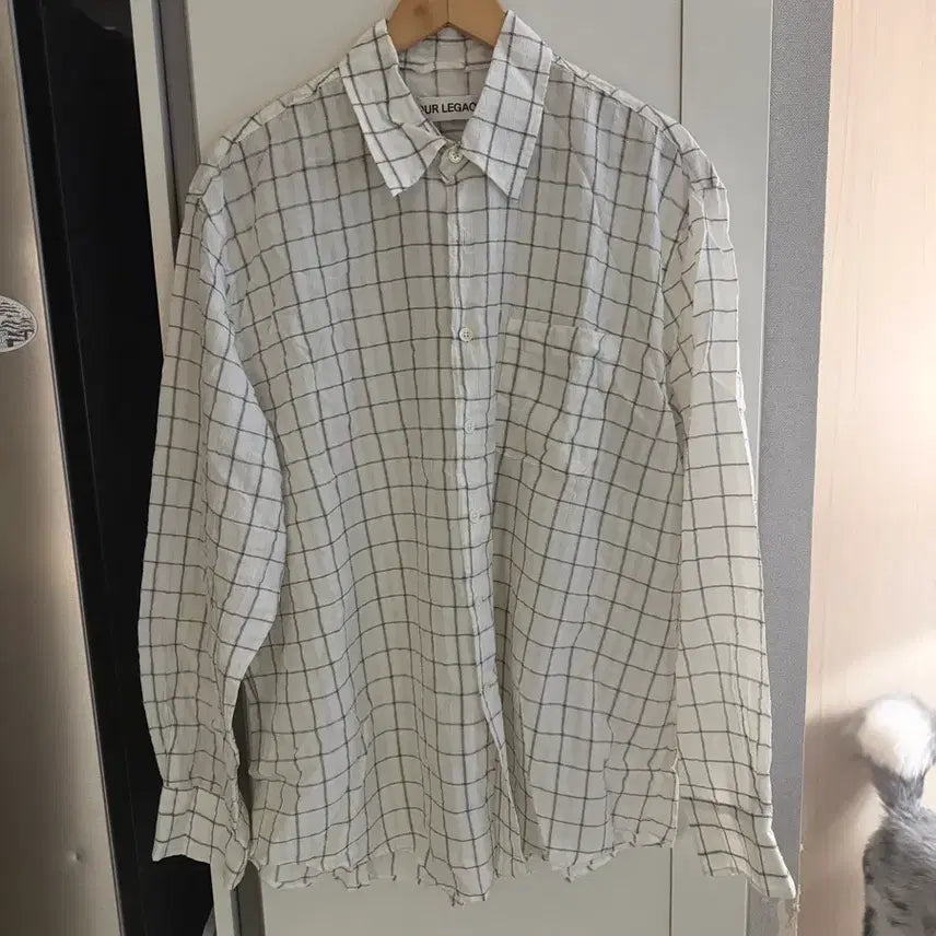 [BUNJANG] Our Legacy Above Check Shirt / 아워레가시 어보브 체크 셔츠