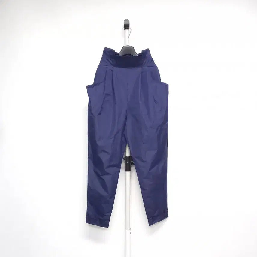 [BUNJANG] Philosophy di Lorenzo Serafini High-Waisted Pants Nylon Rayon Blue / 필로소피 디 로렌조 춘하 포크노 하이웨스트 팬츠 44.55