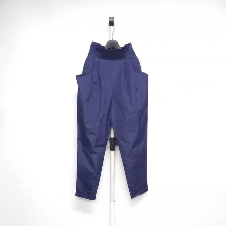 [BUNJANG] Philosophy di Lorenzo Serafini High-Waisted Pants Nylon Rayon Blue / 필로소피 디 로렌조 춘하 포크노 하이웨스트 팬츠 44.55