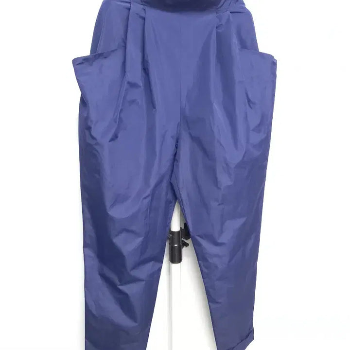 [BUNJANG] Philosophy di Lorenzo Serafini High-Waisted Pants Nylon Rayon Blue / 필로소피 디 로렌조 춘하 포크노 하이웨스트 팬츠 44.55