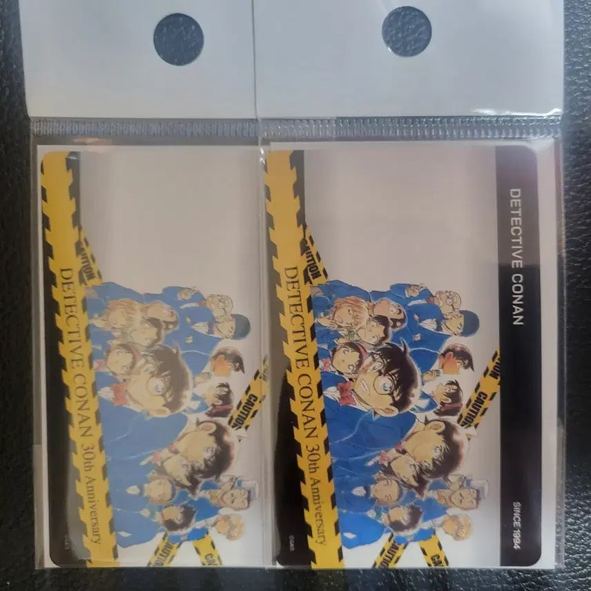 [BUNJANG] Detective Conan 30th Anniversary Card Cover Sticker / 교환)명탐정 코난 30주년 카드커버 스티커로 우시지마 히게만쥬 규뉴야 가
