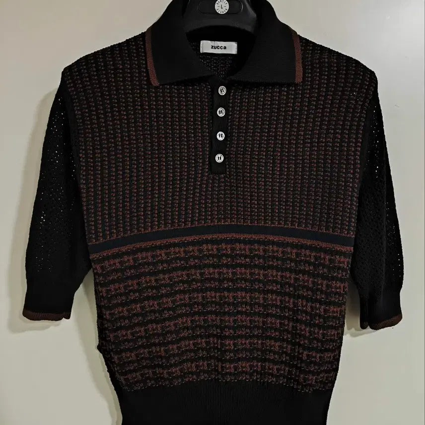 [BUNJANG] MZUKA Cotton Knit Mesh Short Sleeve / M 주카 코튼 니트 그물짜임 메쉬 반팔