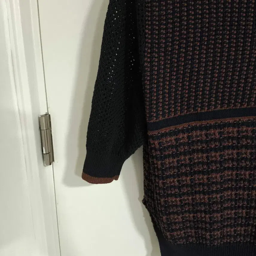 [BUNJANG] MZUKA Cotton Knit Mesh Short Sleeve / M 주카 코튼 니트 그물짜임 메쉬 반팔