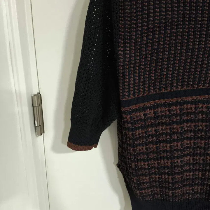 [BUNJANG] MZUKA Cotton Knit Mesh Short Sleeve / M 주카 코튼 니트 그물짜임 메쉬 반팔