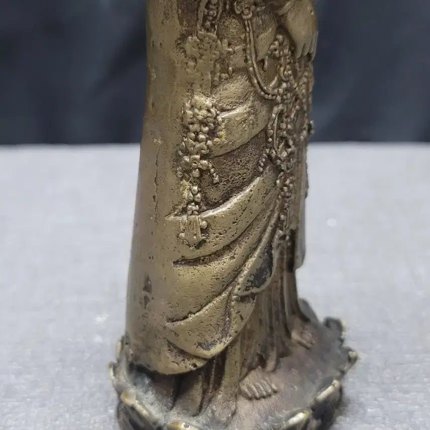 [BUNJANG] Brass Guanyin Statue / 황동 구세관음상 불상