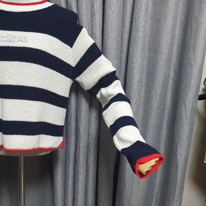 [BUNJANG] It Michaa Cool Stripe Knit / 잇미샤 시원단가라 니트