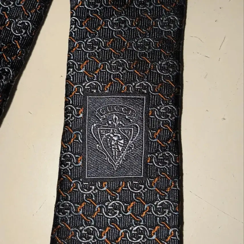 [BUNJANG] Gucci GG Pattern Silk Necktie / 구찌 GG 패턴 실크 넥타이 148x8