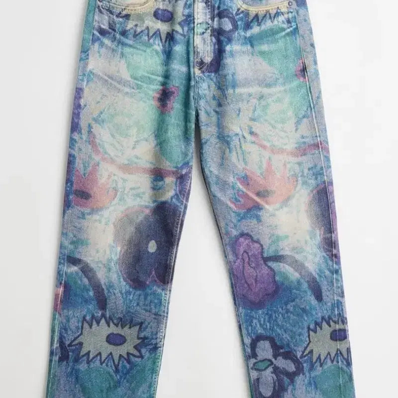 [BUNJANG] Our Legacy Third Cut Digital Chalk Flower Denim / 아워레가시 써드컷 디지털 초크 플라워 데님