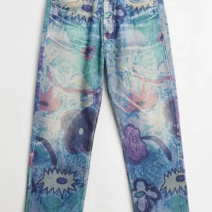 [BUNJANG] Our Legacy Third Cut Digital Chalk Flower Denim / 아워레가시 써드컷 디지털 초크 플라워 데님