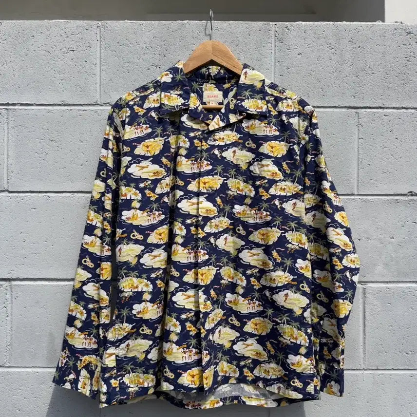 [BUNJANG] Beams Aloha Long-Sleeve Shirt / 빔즈 알로하 긴팔 셔츠